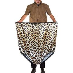 Stora Underkläder Gag Present Roliga Stora Underkläder Mama Undies Plus Size Mormor Trosor Vit Elefant Skämt Present för kvinnor Män Leopardmönster