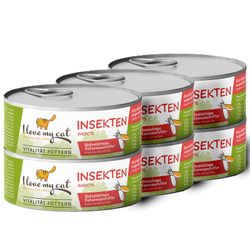 I love my cat Rakastan kissaani: Hypoallergeeninen märkä hyönteisruoka kissoille 600 grams