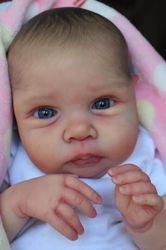 20in uudestisyntynyt baby nukke pehmeä vartalo silikoninukke Vastasyntynyt käsintehty syntymäpäivälahja