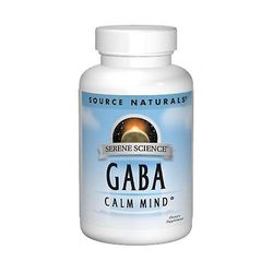 Source Naturals Lähde Naturals Gaba,750 mg,45 kapselia (1 kpl pakkaus)