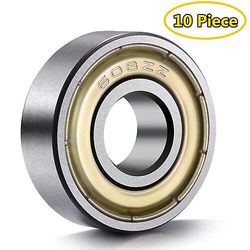10Pcs dobbelt afskærmet miniature kulstofrigt stål enkelt række 608zz abec-7 dyb rille kugleleje 8 *22 *7 8x22x7 mm 608 zz