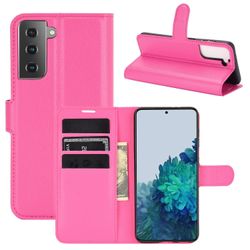 König Taske Mobiltelefonbeskytter til Samsung Galaxy S21 Plus Cover Cover Taske Cases Pink Ny
