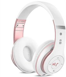 6s langattomat Bluetooth-kuulokkeet korvan päällä, Hi-fi Stereo taitettavat langattomat stereokuulokkeet Nappikuulokkeet sisäänrakennetulla mikrofo...
