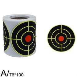 3 tuuman ammuntaroiskemaalitarrat liimaavat reaktiiviset kohteet paperirulla Tyyli 1 100 kpl