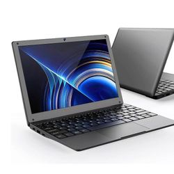 10.1 tuuman kannettava Android 12.0 -tietokone Quad Core powered Netbook WiFi-verkkokameralla Musta