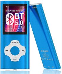 Mp3 Mp4 Music Player med Fotofremviser E-bog Reader Voice Recorder Fm Radio Video Blå 32g