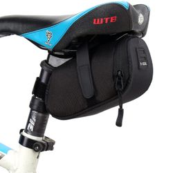 Fantasia Mountainbike Road Auto sæde taske cykel tilbehør sadel taske folde hale taske sort