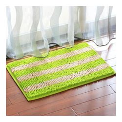 Ruili Chenille Fod Skridsikker måtte grøn 50*80cm