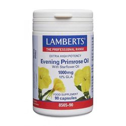 LAMBERTS Evening Primrose Oil ja Starflower Oil 1000mg kapselit 90 (8505-90)