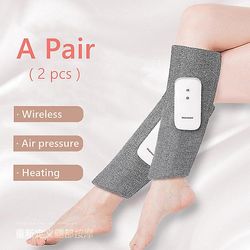 Loerss 360 Air Compression Beauty Leg Massager Opvarmning Trådløs Genopladelig Fuldt indpakket Lindre lægmuskel træthed Afslapning Gave K701 (Et par)