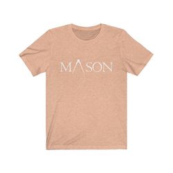 Bricks Masons Mason kompas frimurerisk t-shirt Lyng fersken L