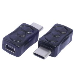 Yleiskäyttöinen Mini USB Female - USB C -urosmuunninsovitin tableteille Puhelimet - Hyvä