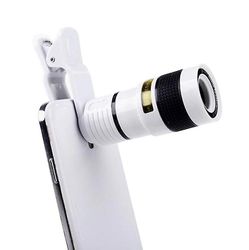 Coosilo Teleobjektiv til mobiltelefon Focus Effect High-definition Lens General hvid 8X