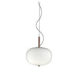 LEDS-C4 GROK Lighting Ilargi LED Globe loftvedhæng mat hvid lys ask 1-10V dæmpning 32cm 1315lm 2700K