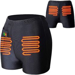 Get-It Opvarmede bukser, Unisex batteri opvarmede boxershorts Varme bukser Shorts Elektrisk termisk undertøj Bund Kompatibel med mænd Kvinder