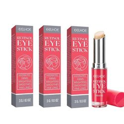 3kpl Retinol Eye Cream Stick Instant Eye Repair Serum Brightening Eye Cream vähentää juonteita &; Tummat silmänaluset poistavat silmäpussit