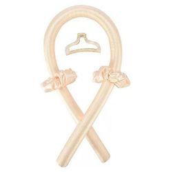Yunshu Silke ingen varme DIY bølge hår krøllestænger sove hår curlers rulle beige