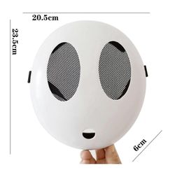 Halloween Shy Guy Mask Peli Ja Elokuva Lasten roolipeli Rekvisiitta Tarvikkeet Xcoser Mario -sarja Korkea laatu Miesten