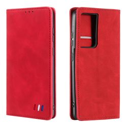 Etui til Samsung Galaxy S20 Ultra Cover Magnetisk lukning Tegnebog Bog Flip Folio Stand View Læderbetræk Stødsikker - Rød