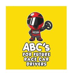 ABC: n tuleville kilpa-autoilijoille aakkoskirja (vauvakirja, lastenkirja, taaperokirja) Kuten