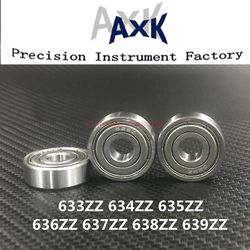 Rolamentos Gratis forsendelse Axk Abec- 3 10 stk 633zz 634zz 635zz 636zz 637zz 638zz 639zz Miniature deep groove kuglelejer