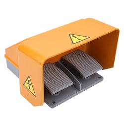 YDT1-18 Kaksinkertainen jalkapolkimen kytkin, jossa on täysalumiininen kuori