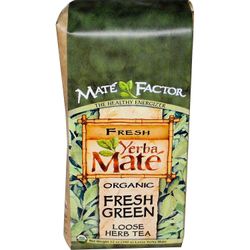 Mate Factor, Økologisk Yerba Mate, Frisk Grøn, Løs Urtete, 340 g