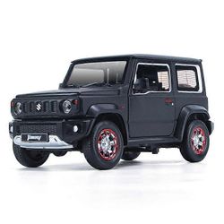 1:18 SUZUKI Jimny Alloy -automalli Painevalettu metallilelu maastoajoneuvot Automalli Ääni- ja valosimulaatio Lasten lahjat H10 leluautot Musta Ei ...