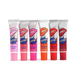6kpl Kuori lipgloss pitkäkestoinen vedenpitävä tatuointi huuli tahra huulipuna