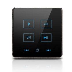 Kotiteatteri Bluetooth-seinävahvistin kosketusnäytön musiikkipaneeli Kodin taustaäänijärjestelmän tuki USB TF -kortti (musta)