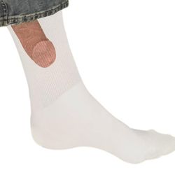 Vis frem sokker Dick Menn Kvinners Sokker Bomull Super Soft 2023 Hot Hvit