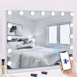 Bebetter Hollywood Mirror USB Makeup Lights tent 10 pærer 3 lysmoduser Tabletop Wall Mounted Cosm Only inkludert lys