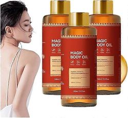 unbrand 1 / 2 / 3kpl Magic Body kiinteyttävä öljy, Magic Body Oil, nopeasti imeytyvä &; rasvaton ylellinen vartaloöljy, täyteläinen, kiristää, kiin...
