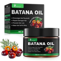 Raaka batanaöljy hiusten kasvuun 100 % orgaaninen batanaöljy luomu luonnollinen ja puhdas korjaa vaurioituneita hiuksia ehkäisee hiustenlähtöä ja p...