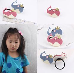 Børns Crown Dolphin Baby Hair Rope Tegneserie Piger Hovedbeklædning Tiara Prinsesse Hår Reb Til Børn Acessorio De Cabelo T