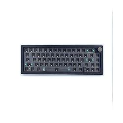 Gmk67 Hot Swappable RGB baggrundsbelysning mekanisk tastatursæt Bluetooth 2.4g trådløs 3-tilstand tilpasset Sort