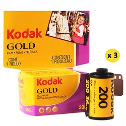 Sajygv Kodak Duo 200 1-20 rullar för 35 mm film, 36 exponeringar per rulle, lämplig för Kodak Ektar H35, Kodak Vintage Retro M35, M38, Ultra F9-kam...