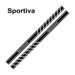 2PCS autotarrat Alfa Romeo 159 147 Giulietta Stelvio 4C MITO 156 Giulia Sportiva tarvikkeet ovi sivuhame vinyylitarrat Sportivalle Glossy White