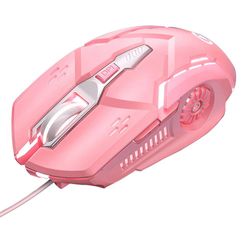 unbrand Gaming Mouse 6D 3200dpi justerbar kablet LED-computermus lydløs mus til bærbar pc