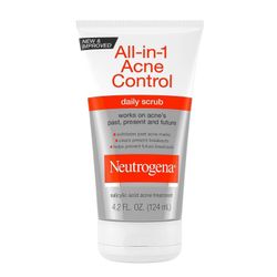 Neutrogena All-in-1 aknen hallinta päivittäinen kasvojen kuorinta, 4.2 oz