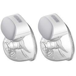 Bebebao BB-P1 Bärbar Bröstpump Handsfree Elektrisk Enkel Bärbar Bärbar Bröstkopp 8oz / grå 2 Sets & 28mm