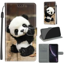 Foxdock Etui til Iphone Xr Cute Panda Mobile Taske