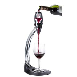 Groofoo Viini ilmastin Magic Decanter Deluxe jalustalla Ylellinen viinin dekantteri Dekantteri Viinin kaataja
