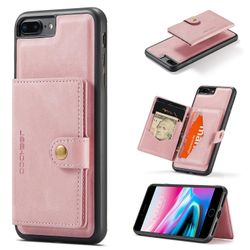 Magnetiskt avtagbart fodral för Iphone 8 Plus &; 7 Plus Rosa