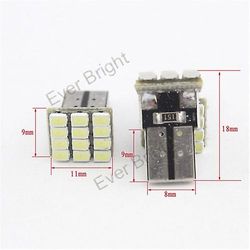 Universal Car Bright White T10 1206 12 Smd 12 Led Car Wide Light Map Reading Lampe Bulb Tilbehør