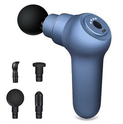 Coosilo Massage Gun Fascia Gun Muscle Relax Massage USB Opladning Elektrisk Massager Body Massager blå