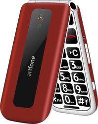 Artfone Big Button mobiltelefon til ældre Senior Flip telefoner Sim Gratis ulåst Let at bruge Basic mobiltelefoner med 24 LCD-skærm | Sos knap | Ta...