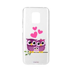 Crazy Kase Hull For Xiaomi Redmi Note 9s Soft Owl Familie