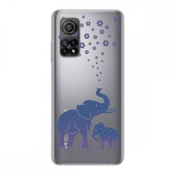 Crazy Kase Hull For Xiaomi Mi 10t I Silikone Soft 1 Mm, Blå Elefant