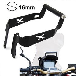 moottoripyörän etujalustan pidike älypuhelin Honda X-adv 750 Xadv Xadv750 gps bar matkapuhelinkannatin gps musta 16 mm